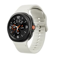Weiches Silikonband - Gr&ouml;&szlig;e: S/M - Creme wei&szlig; - Samsung Galaxy Watch 8 - 40mm / 44mm