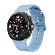 Weiches Silikonband - Gr&ouml;&szlig;e: S/M - Hellblau - Samsung Galaxy Watch 8 - 40mm / 44mm
