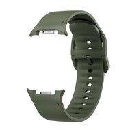 Weiches Silikonband - Gr&ouml;&szlig;e: S/M - Armeegr&uuml;n - Samsung Galaxy Watch 8 - 40mm / 44mm