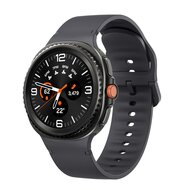 Weiches Silikonband - Gr&ouml;&szlig;e: S/M - Dunkelgrau - Samsung Galaxy Watch 8 - 40mm / 44mm