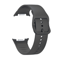 Weiches Silikonband - Gr&ouml;&szlig;e: S/M - Dunkelgrau - Samsung Galaxy Watch 8 - 40mm / 44mm