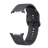 Weiches Silikonband - Gr&ouml;&szlig;e: S/M - Dunkelgrau - Samsung Galaxy Watch 8 - 40mm / 44mm