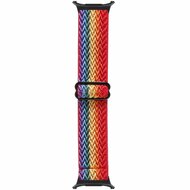 Elastisches Solo Loop Nylonarmband - Regenbogen - Samsung Galaxy Watch 8 Classic - 46mm