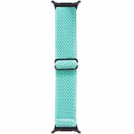 Elastisches Solo Loop Nylonarmband - T&uuml;rkis - Samsung Galaxy Watch 8 Classic - 46mm