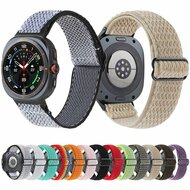 Elastisches Solo Loop Nylonarmband - Orange - Samsung Galaxy Watch 8 Classic - 46mm