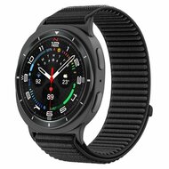 Nylon-Rippenband - Schwarz - Samsung Galaxy Watch 8 Classic - 46mm
