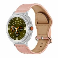 Klassisches Lederarmband - Rosa - Samsung Galaxy Watch 8 Classic - 46mm