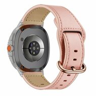 Klassisches Lederarmband - Rosa - Samsung Galaxy Watch 8 Classic - 46mm