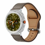 Klassisches Lederarmband - Taupe - Samsung Galaxy Watch 8 Classic - 46mm