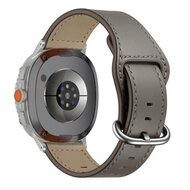 Klassisches Lederarmband - Taupe - Samsung Galaxy Watch 8 Classic - 46mm