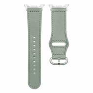 Klassisches Lederarmband - Grau - Samsung Galaxy Watch 8 Classic - 46mm