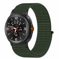 Sportloop Nylonband - Dunkelgr&uuml;n - Samsung Galaxy Watch 8 Classic - 46mm