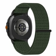Sportloop Nylonband - Dunkelgr&uuml;n - Samsung Galaxy Watch 8 Classic - 46mm