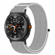 Sportloop Nylonband - Hellgrau - Samsung Galaxy Watch 8 Classic - 46mm