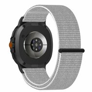 Sportloop Nylonband - Hellgrau - Samsung Galaxy Watch 8 Classic - 46mm