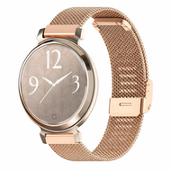 Milanaise-Armband mit Klemmverschluss - Ros&eacute;gold - Garmin Lily 2