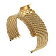 Milanaise-Armband mit Klemmverschluss - Gold - Garmin Lily 2