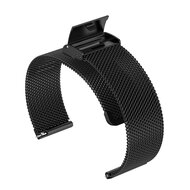 Milanaise-Armband mit Klemmverschluss - Schwarz - Garmin Lily 2