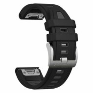 Silikonarmband - Schwarz - Garmin Instinct E - 40mm