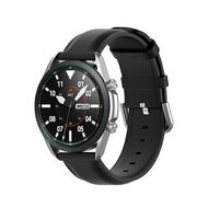 Garmin Venu 4 - 45mm - Klassisches Lederarmband - Schwarz - Leder