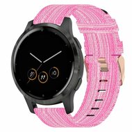 Garmin Venu 4 - 41mm - Canvas-Nylonarmband - Rosa