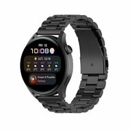 Edelstahl-Gliederarmband - Schwarz - Huawei Watch GT 6 / GT 6 pro - 46mm