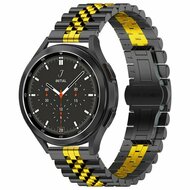 Edelstahlarmband - Schwarz mit Gold - Huawei Watch GT 6 / GT 6 pro - 46mm