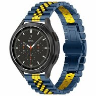 Edelstahlarmband - Dunkelblau mit Gold - Huawei Watch GT 6 / GT 6 pro - 46mm