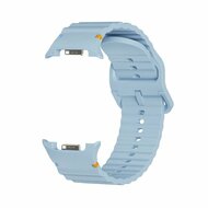 Classic Wave Silikonarmband - Blau - Samsung Galaxy Watch 8 Classic - 46mm
