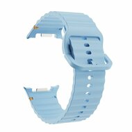 Classic Wave Silikonarmband - Blau - Samsung Galaxy Watch 8 Classic - 46mm