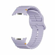 Classic Wave Silikonarmband - Lila - Samsung Galaxy Watch 8 Classic - 46mm
