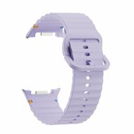 Classic Wave Silikonarmband - Lila - Samsung Galaxy Watch 8 Classic - 46mm