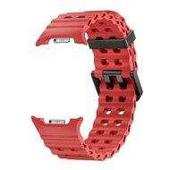 Marine Silikonarmband - Rot - Samsung Galaxy Watch 8 Classic - 46mm