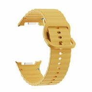Classic Wave Silikonarmband - Ocker - Samsung Galaxy Watch 8 Classic - 46mm