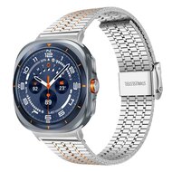 Edelstahlarmband - Silber mit Ros&eacute;gold - Samsung Galaxy Watch Ultra - 47mm