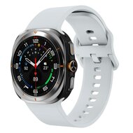 Einfarbiges Silikonarmband - Hellgrau - Samsung Galaxy Watch Ultra - 47mm