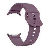 Einfarbiges Silikonarmband - Pastell lila - Samsung Galaxy Watch Ultra - 47mm