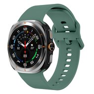 Einfarbiges Silikonarmband - Gr&uuml;n - Samsung Galaxy Watch Ultra - 47mm