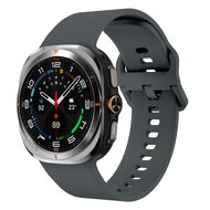 Einfarbiges Silikonarmband - Dunkelgrau - Samsung Galaxy Watch Ultra - 47mm