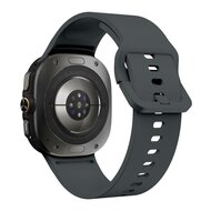 Einfarbiges Silikonarmband - Dunkelgrau - Samsung Galaxy Watch Ultra - 47mm