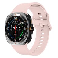 Einfarbiges Silikonarmband - Pastellrosa - Samsung Galaxy Watch Ultra - 47mm