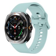 Einfarbiges Silikonarmband - Pastellgr&uuml;n - Samsung Galaxy Watch Ultra - 47mm