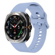 Einfarbiges Silikonarmband - Pastellblau - Samsung Galaxy Watch Ultra - 47mm