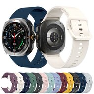 Einfarbiges Silikonarmband - Pastellblau - Samsung Galaxy Watch Ultra - 47mm