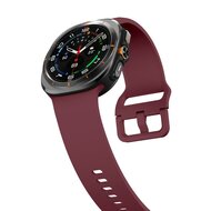 Einfarbiges Silikonarmband - Bordeaux - Samsung Galaxy Watch Ultra - 47mm