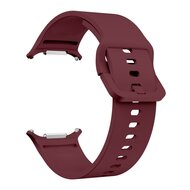 Einfarbiges Silikonarmband - Bordeaux - Samsung Galaxy Watch Ultra - 47mm