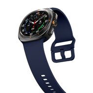 Einfarbiges Silikonarmband - Dunkelblau - Samsung Galaxy Watch Ultra - 47mm