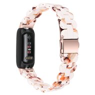 Fitbit Inspire 3 - Resin-Gliederarmband - Blush Marble