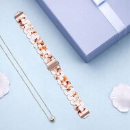 Fitbit Inspire 3 - Resin-Gliederarmband - Blush Marble
