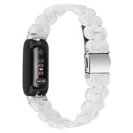 Fitbit Inspire 3 - Resin-Gliederarmband - Wei&szlig;